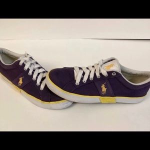 POLO Ralph Lauren "Gillian" Purple & Yellow 7.5M